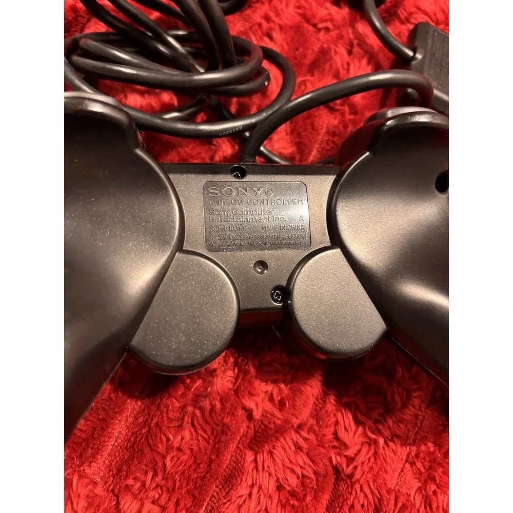 Sony PlayStation 2 Slim Charcoal Black Console Original Controller (SCPH-70001)